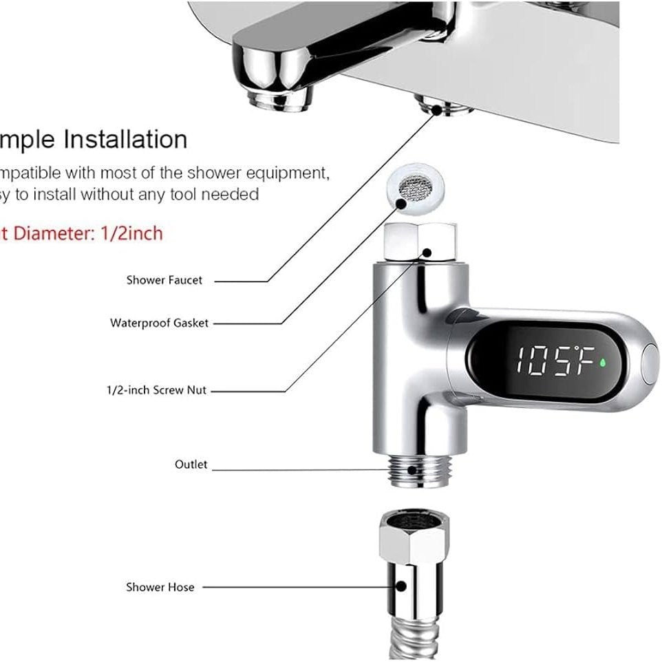 Medaid™ Shower Thermometer