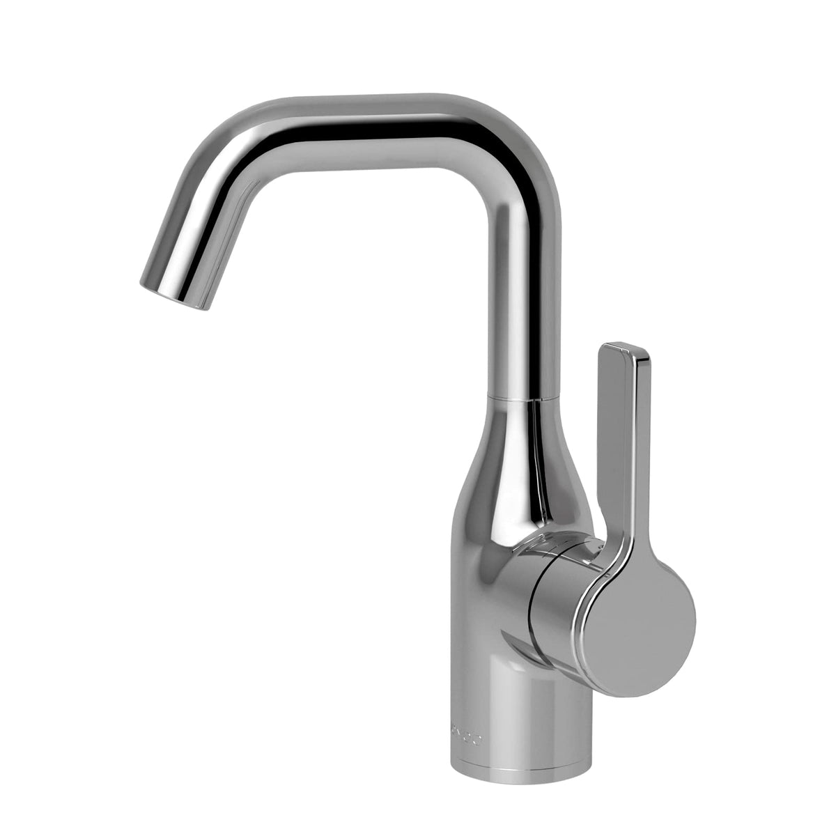 JOMOO Bathroom Faucet, Single-Lever Basin Mixer Deck Mounted Lavatory Tap Basin Mixer Brass Bathroom Sink Fixtures, Chrome