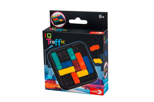 Noris IQ Traffic – Logic Puzzle Game with Sliding Cars, Brain Teaser Challenge for Kids & Adults, Develops Problem-Solving Skills, Ages 6+