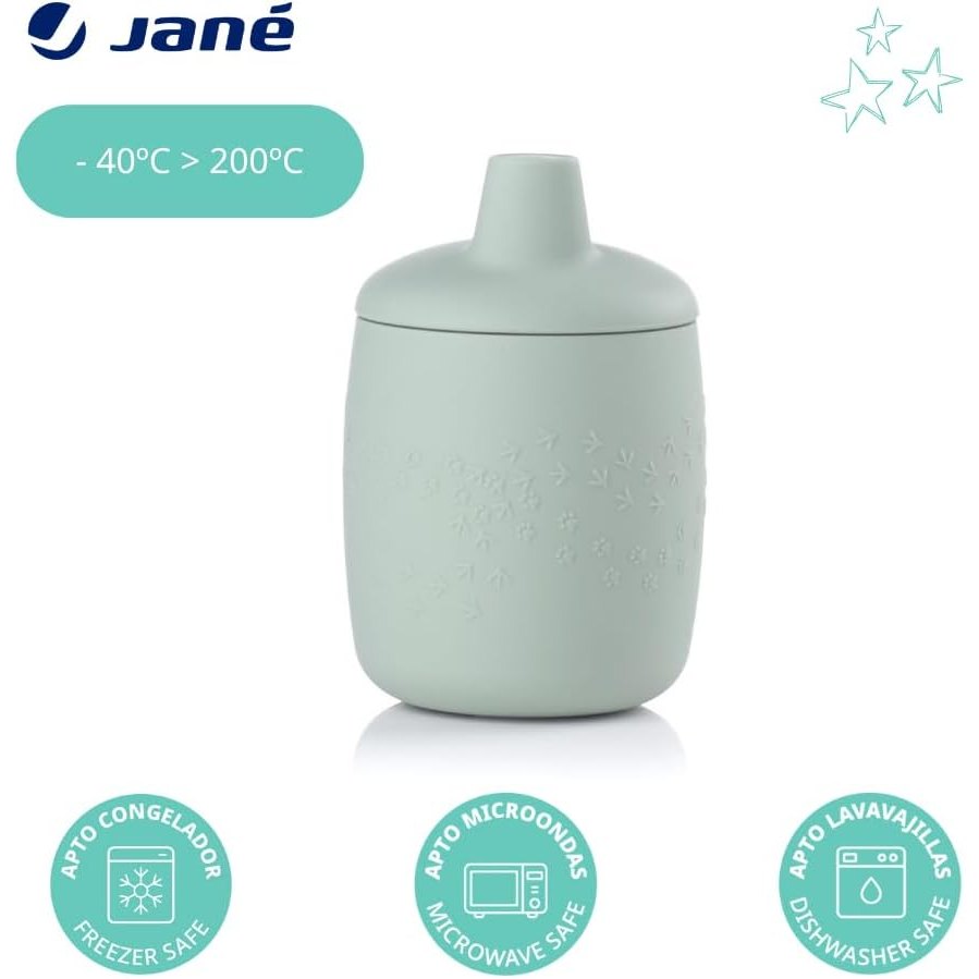 Jane Silicone Anti-Drip Cup Mint Spill-Proof Toddler Cup