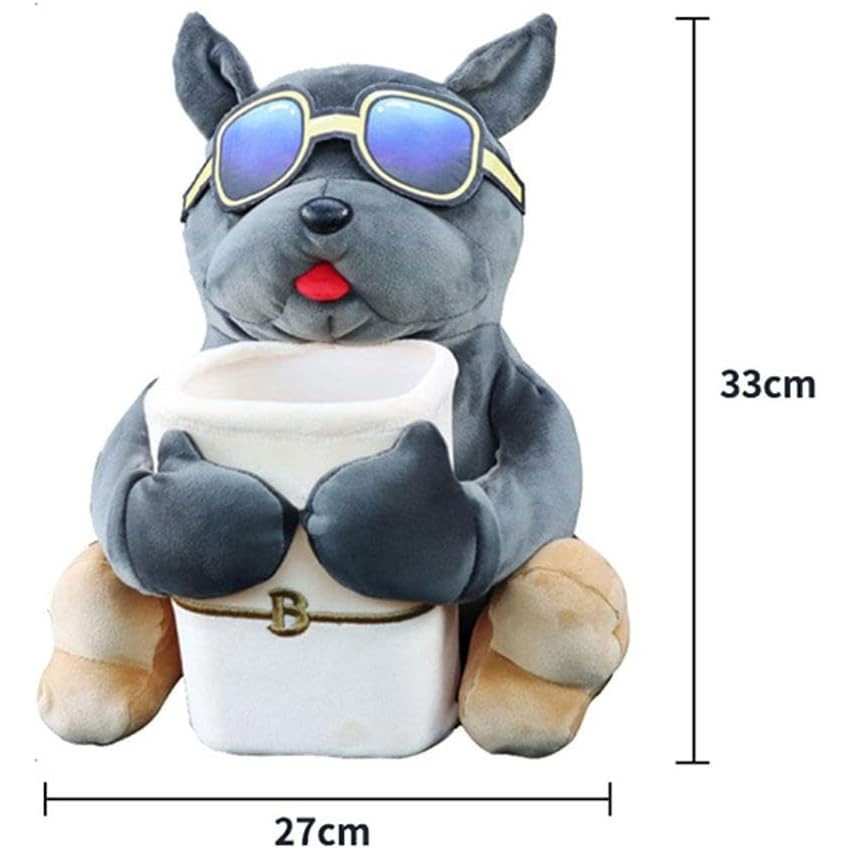 2-in-1 Plush Tissue Storage Box