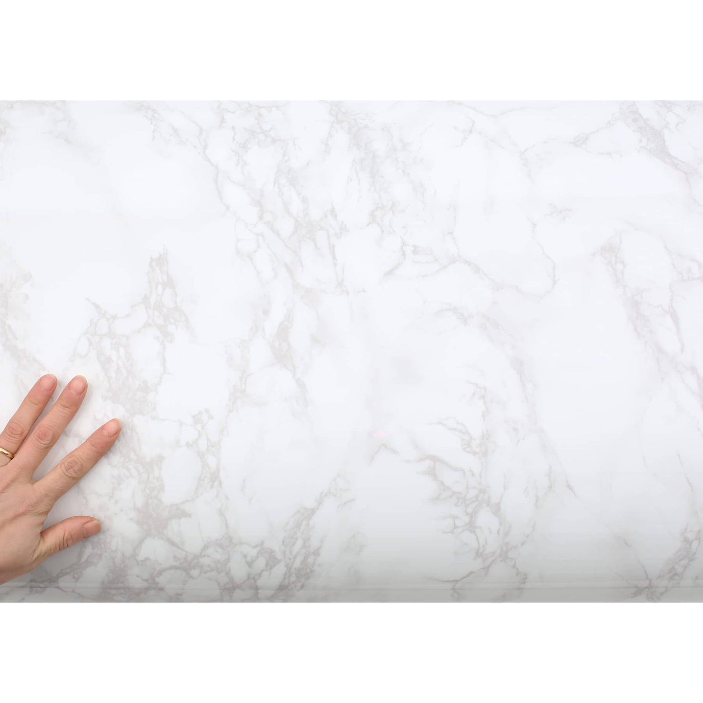 ROSEROSA Peel and Stick PVC Faux Marble Self-Adhesive Wallpaper Covering Counter Top Shelf Liner PGS408 (2.00 Feet X 6.56 Feet) - Medaid International