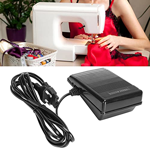 Axoc - Sewing Machine Foot Controller Pedal, 220V European Standard, Sturdy Design, Practical for Sewing Machines