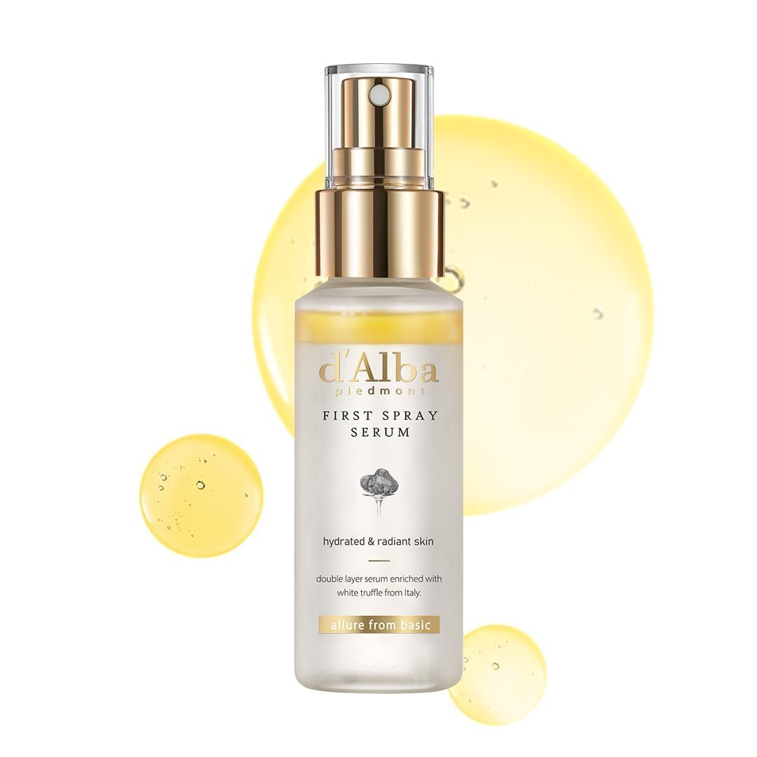Compatible with d'alba Piedmont Italian White Truffle First Spray Serum, Vegan Skin Care, Hydrating Face Moisturizer, Glow Serum for Radiant Skin, Non Comedogenic, All In One Mist,KoreanSkinCare50ml) - Medaid International