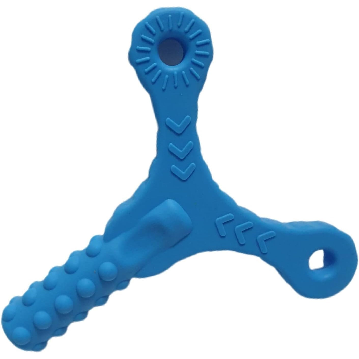 Sensory Chew Toy for Children - Soothing, Durable, Safe - Oral Sensory Chew- Biting Needs| Autism| Anxiety | ADHD | Sensory Chew Necklace for Kids with Teething Anxiety Biting Needs (Blue) - Medaid International