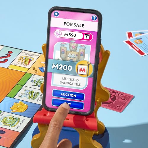 Monopoly App Banking Board Game | App-Enabled Game | Links to Smart Devices | Ages 8+ | 2 to 6 Players | 45 Mins. | Family Games for Kids - Medaid International