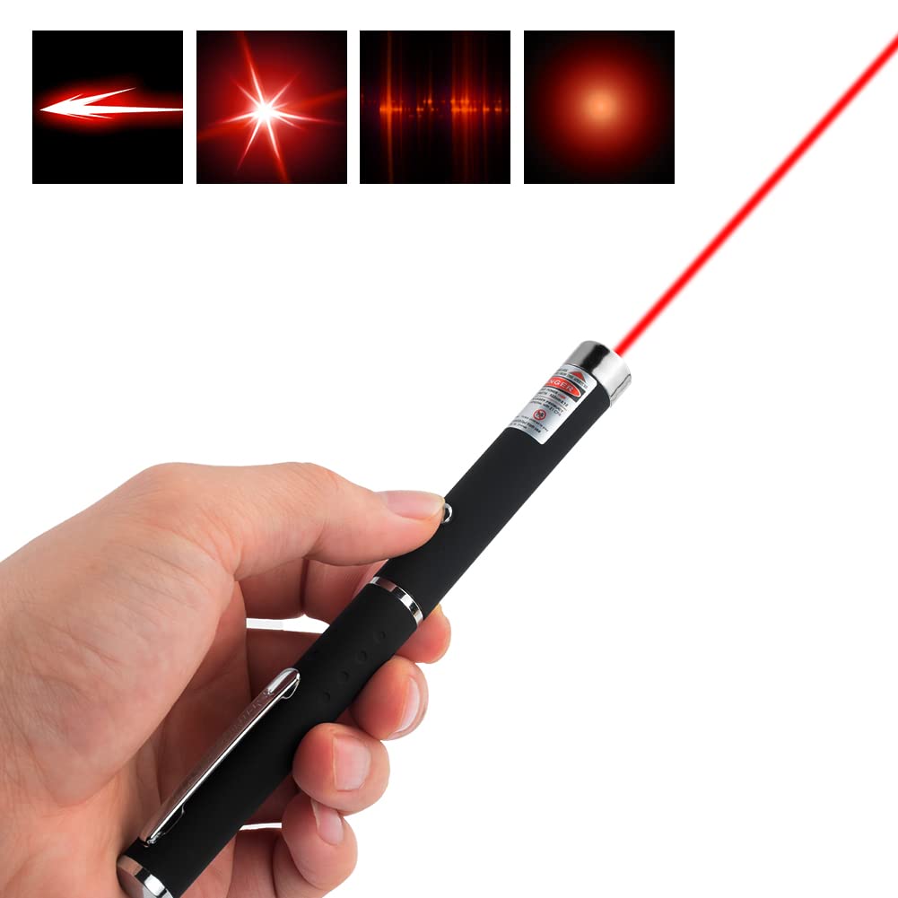 WNZQK 3 Pcs Laser Pointer for Cats Dogs Cats Laser Pointer Pet Interactive Toys Laser Presentation Remotes Red Green Purple Light (3 PCS Pack Color Mixed, Without Battery) - Medaid International