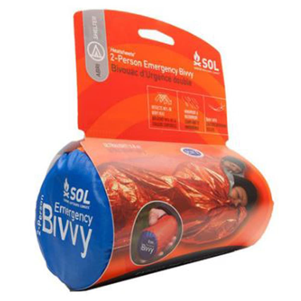 S.O.L. 90% Reflective 2-Person XL Emergency Bivvy
