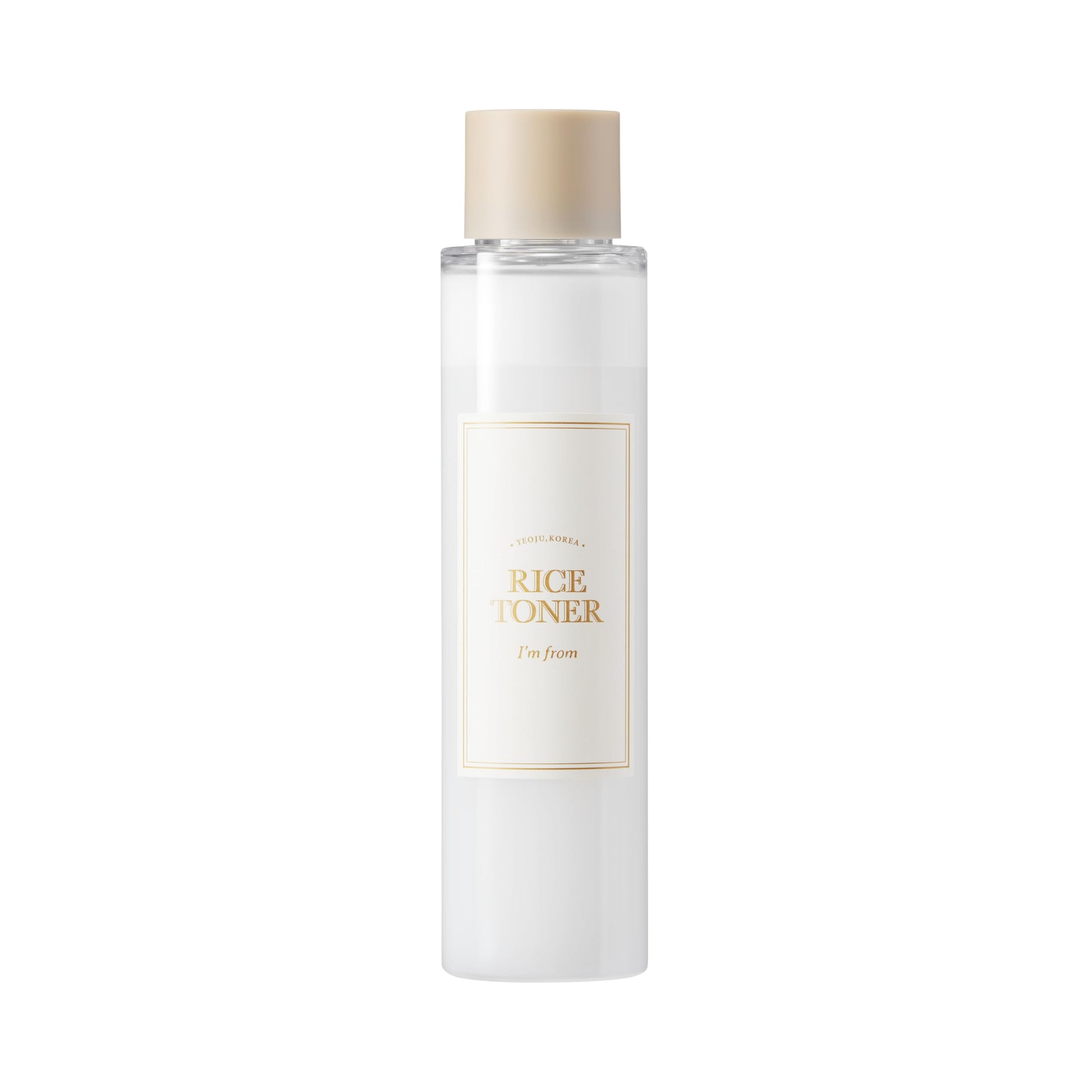 I'm from Rice Toner, Milky Toner for Glowing Skin, Korean Rice, Glow Essence with Niacinamide, Hydrating for Dry, Dull, Combination Skin, Vegan, Fragrance Free, Glass Skin 5.07 Fl Oz - Medaid International