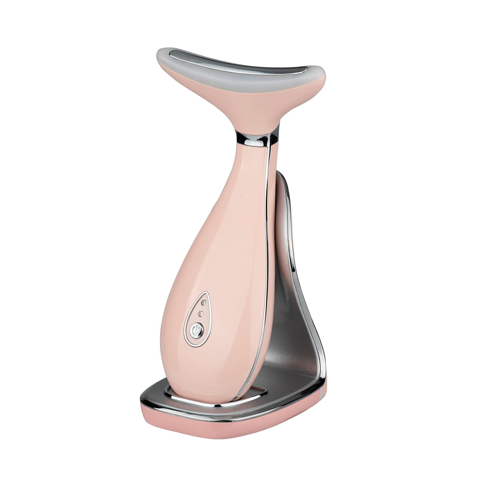 VRAIKO Lily Neck Face Massager, Face Sculpting Tool, Skin Rejuvenation Device with Thermal, Triple Action LED and Vibration, for Anti-Aging, Lifting and Tightening Sagging Skin (Pink) - Medaid International