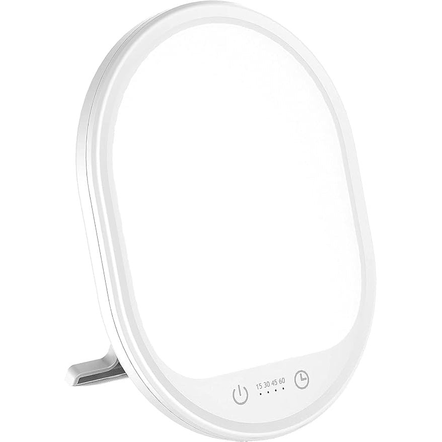 Erligpowht Light Therapy Lamp, Uv Free 10000 Lux Daylight Lamp Touch Control With 3 Adjustable Brightness Levels & 4 Timer Function, Large Surface Rotatable Stand For Home/Office