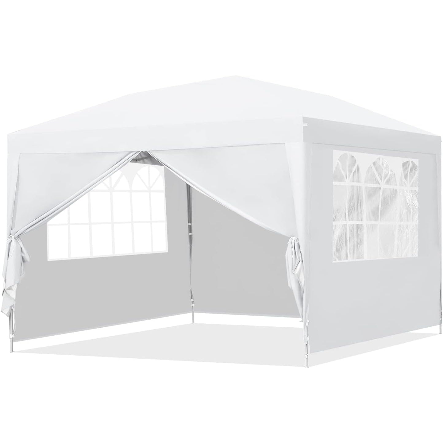 GDY 10x10ft Pop-up Paint Tent, Pink Canopy Tent, Instant Shelter Portable Outdoor Canopies with 4 Removable Side Walls.… - Medaid International