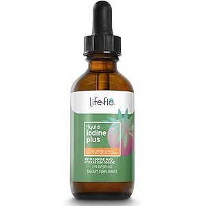 Life-flo Liquid Iodine Plus 150 mcg, Supplement for Thyroid Support,* Healthy Energy & Metabolism Formula* with Iodine & Potassium Iodide (Natural Orange Flavor)