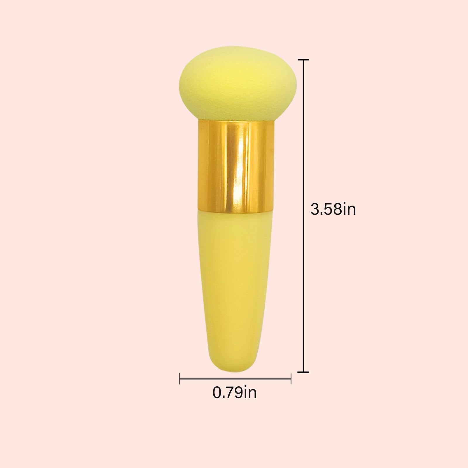 Foundation Makeup Sponge with Handle Beauty Blender for Flawless Application and Blending, Blue - Medaid International