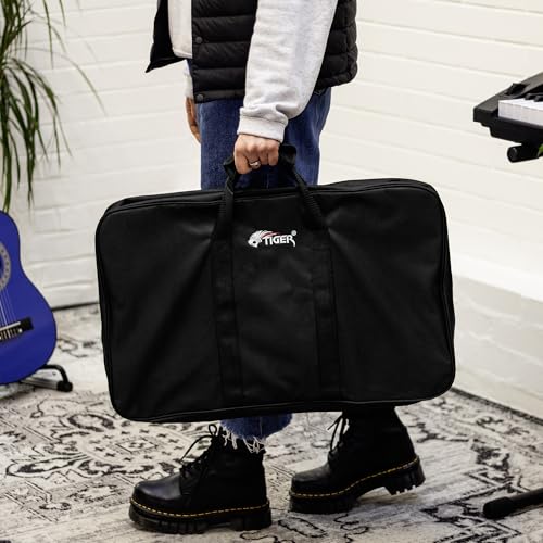 Tiger - Heavy Duty Orchestral Music Stand Bag, Black, Durable & Portable