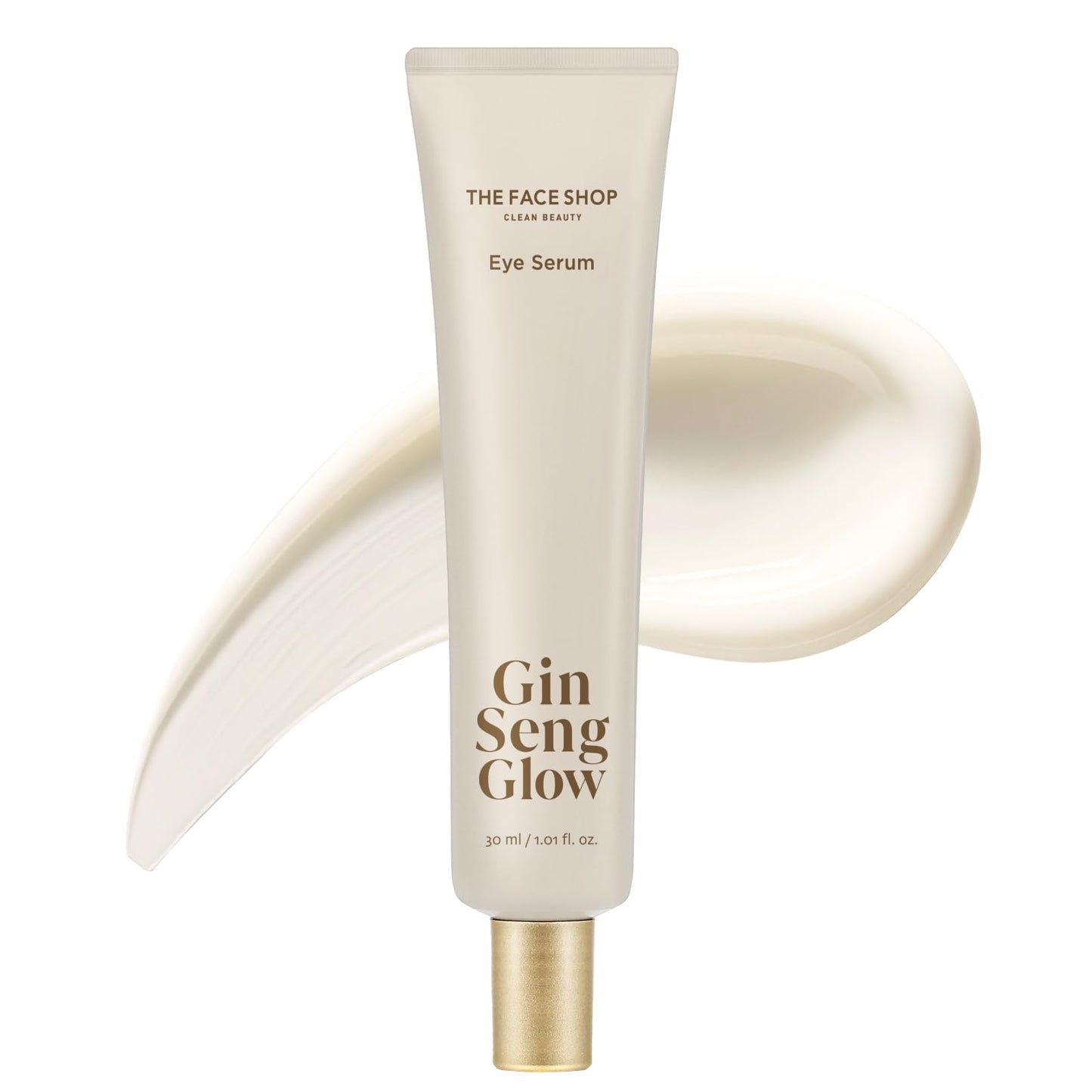 The Face Shop Ginseng Glow Eye Serum - Reduces Visible Dark Circles & Wrinkles, with Korean Ginseng, Retinol, Anti Aging, Korean Skincare, 30ml / 1.01 fl. oz. - Medaid International