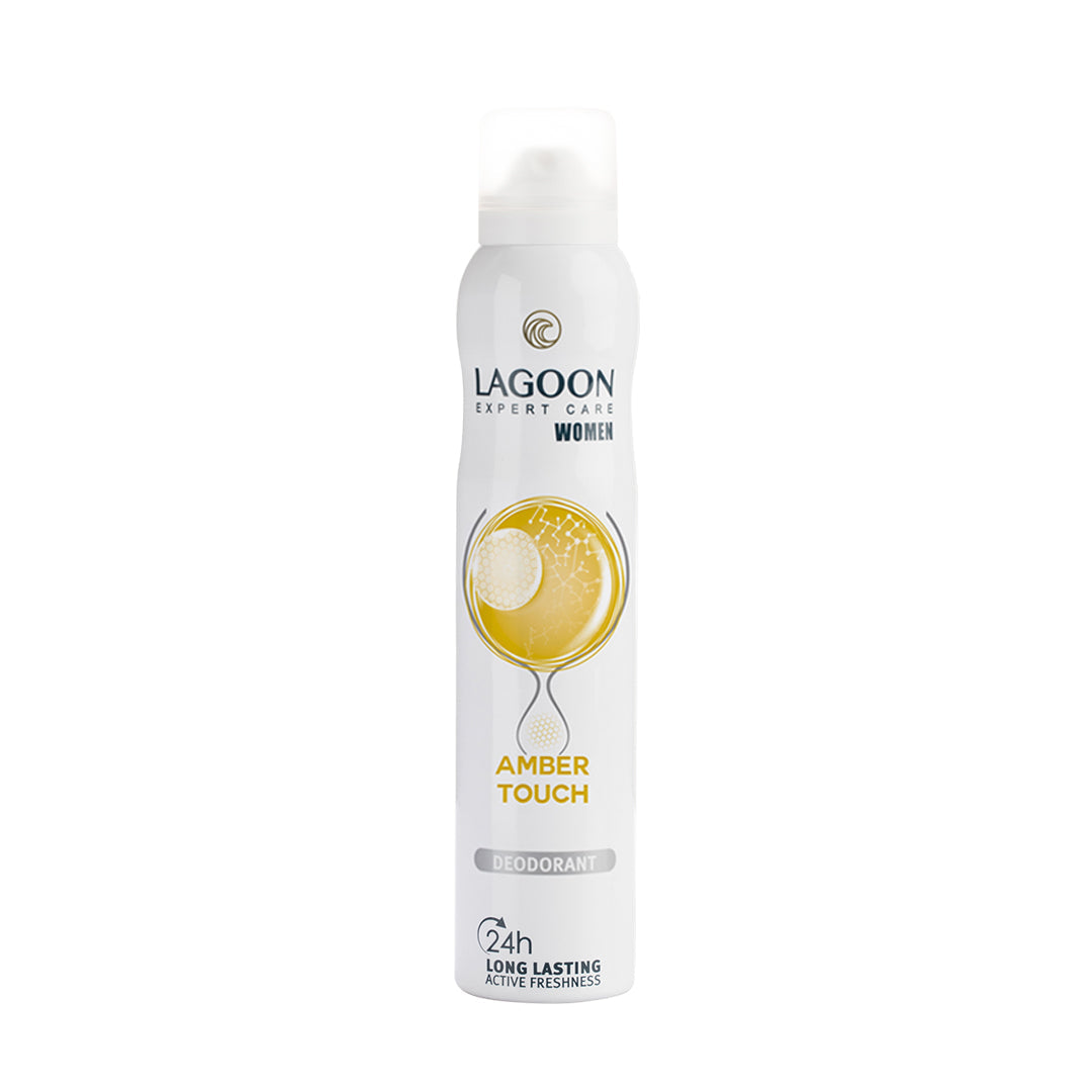 Lagoon Amber Touch 24HR Active Freshness Deo Spray for Women 200ml - Medaid