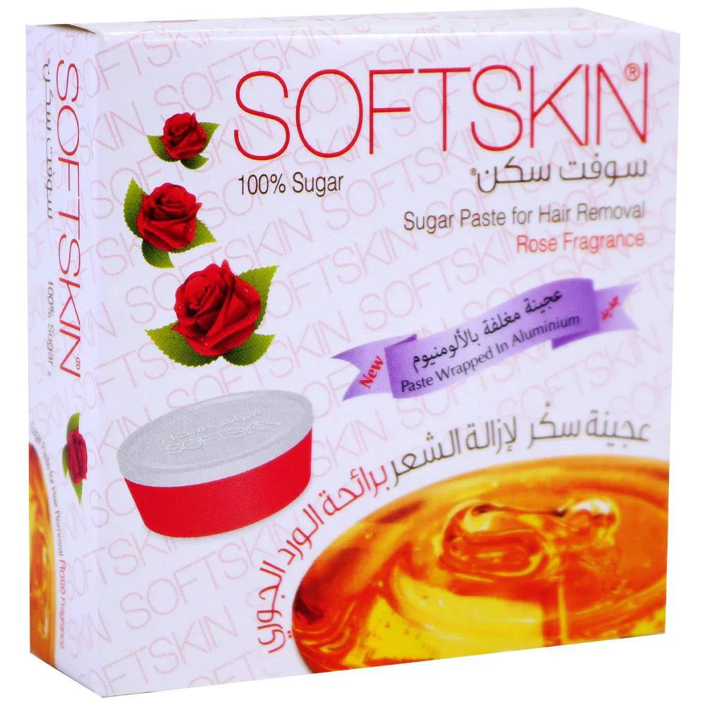 Soft skin sugar paste for hair removal 80g - Rose fragrance - Medaid International