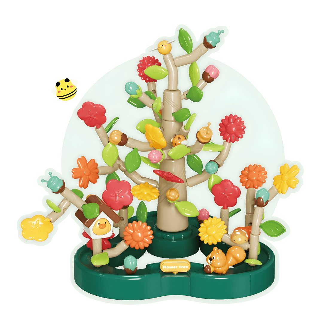 Bloom & Build Garden Tree Set – 108 Pcs Educational Toy (Ages 3–9)