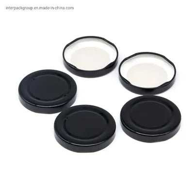 SD Black 48 MM 10 PC Black Lug Caps for Glass Jar  Replacement Lids    | SD in Lebanon
