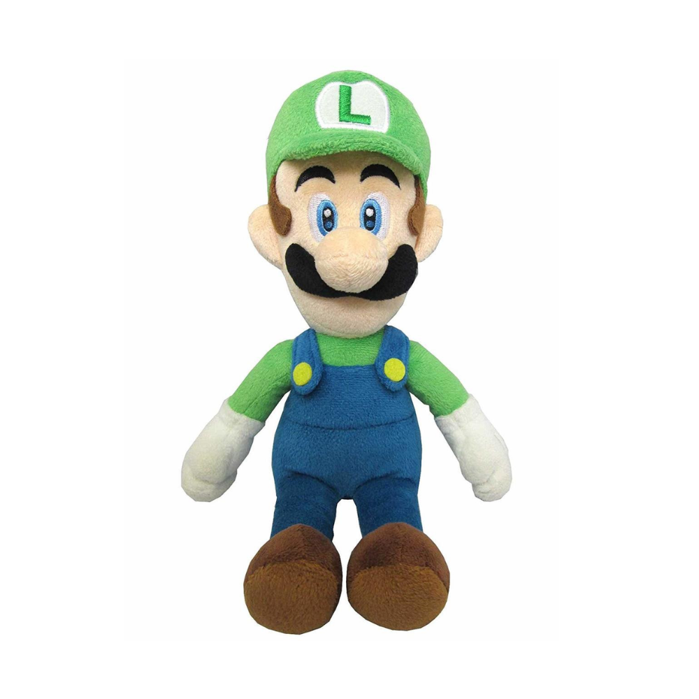 Super Mario Luigi 10" Plush by San - ei - Medaid International