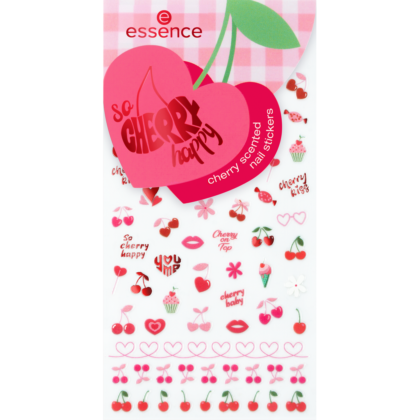 Essence SO CHERRY Happy Cherry Scented Nail Stickers