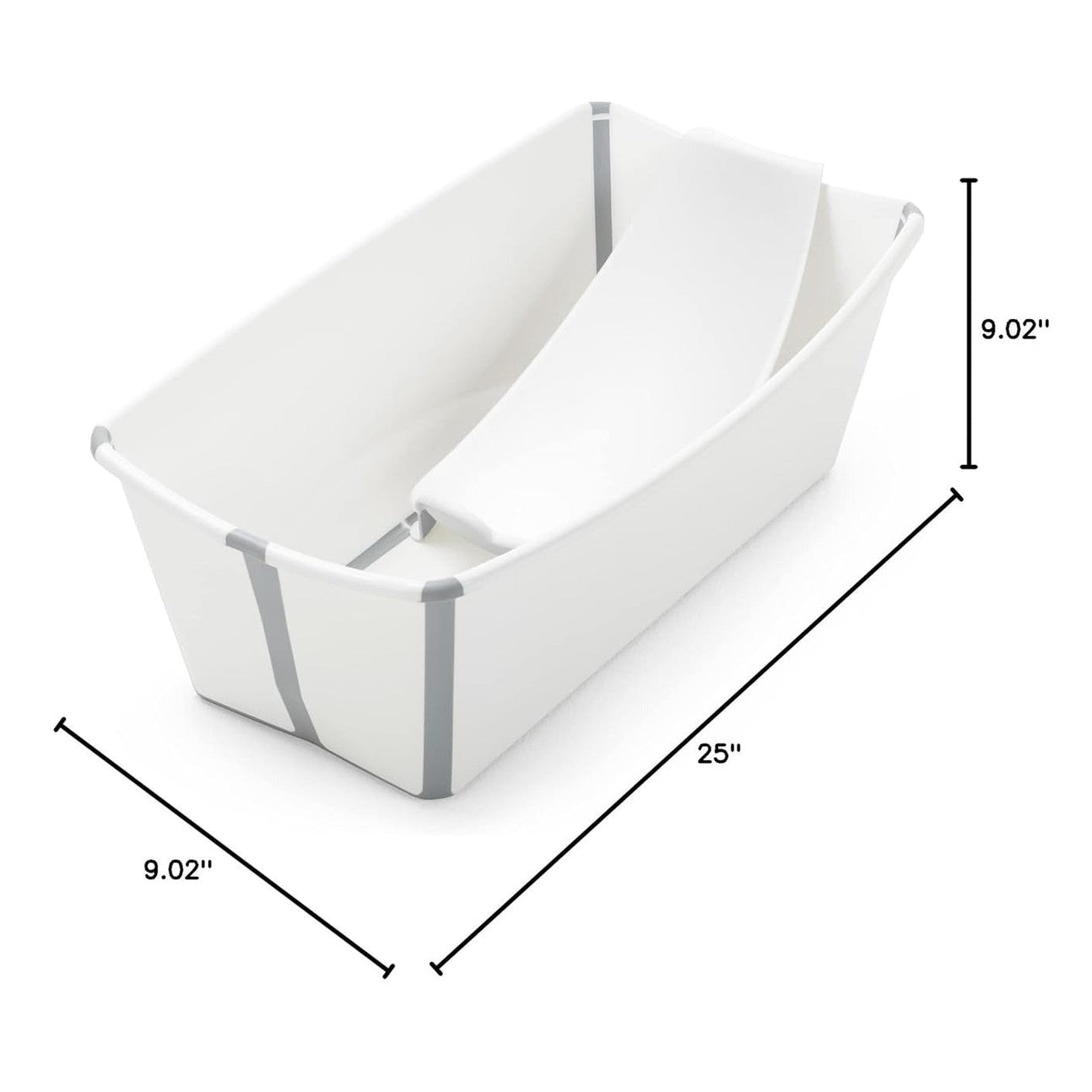 Foldable Baby Bathtub + Newborn Support
