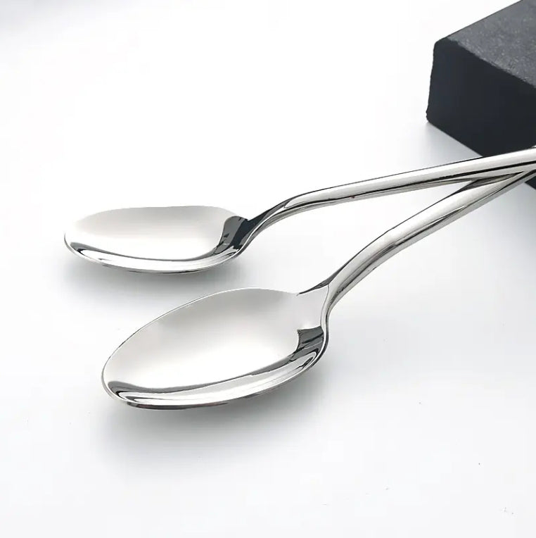 Danny Home 6-Pieces Stainless Steel Dessert Spoon Silverware Flatware