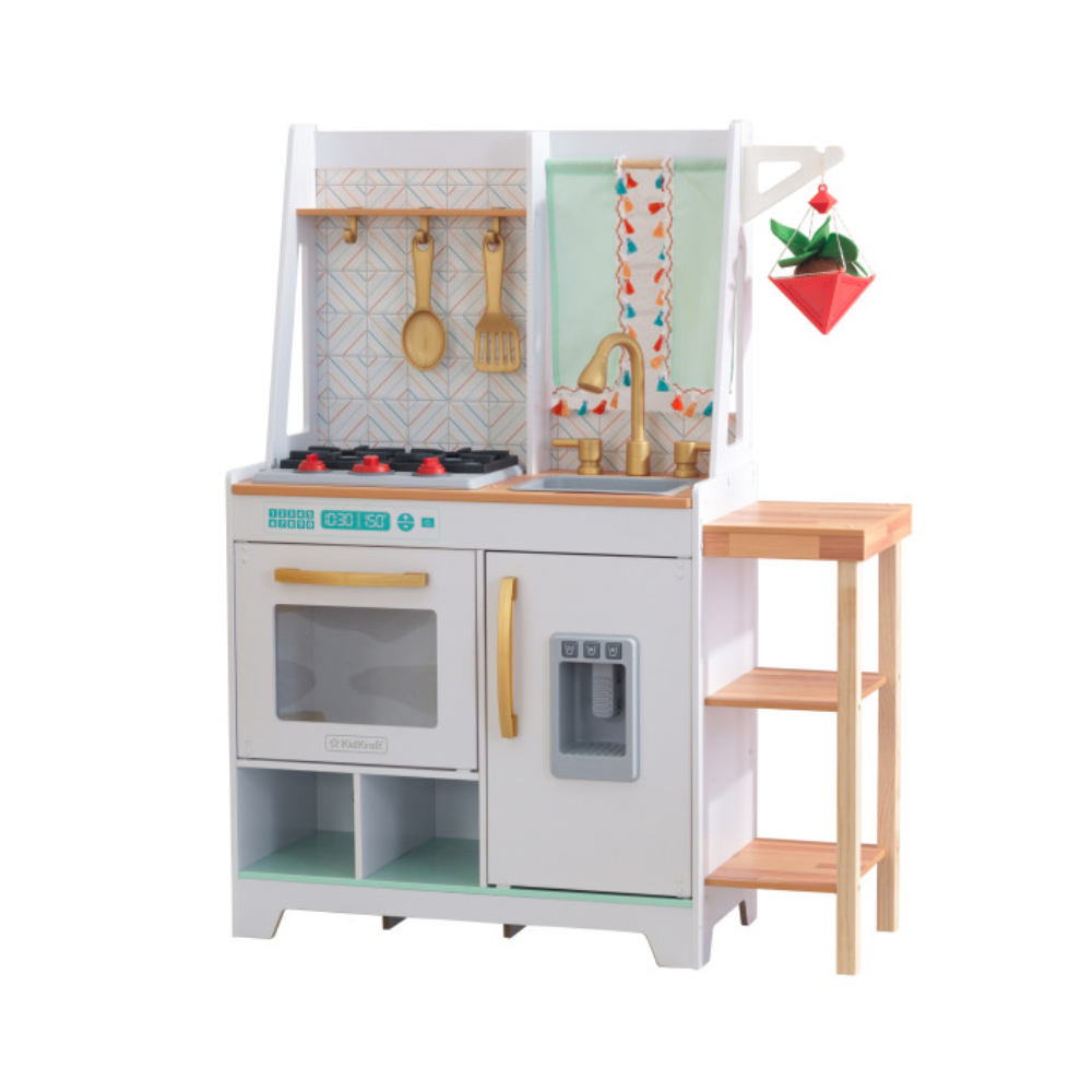 Boho Bungalow Wooden Play Kitchen By Kidkraft - Medaid International