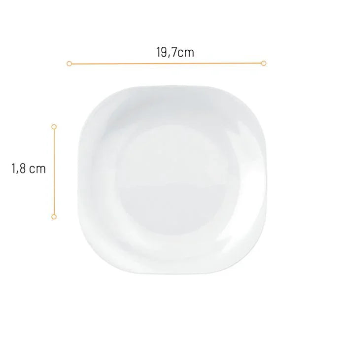 Marinex Opaline Dessert Plate 19.7cm - set of 6
