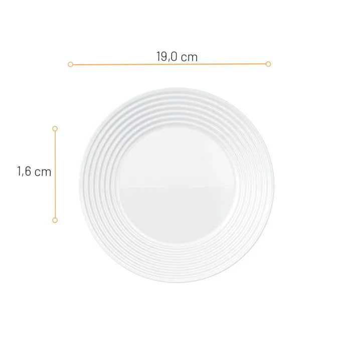 Marinex Opaline Saturno Dessert Plate 19cm - set of 6