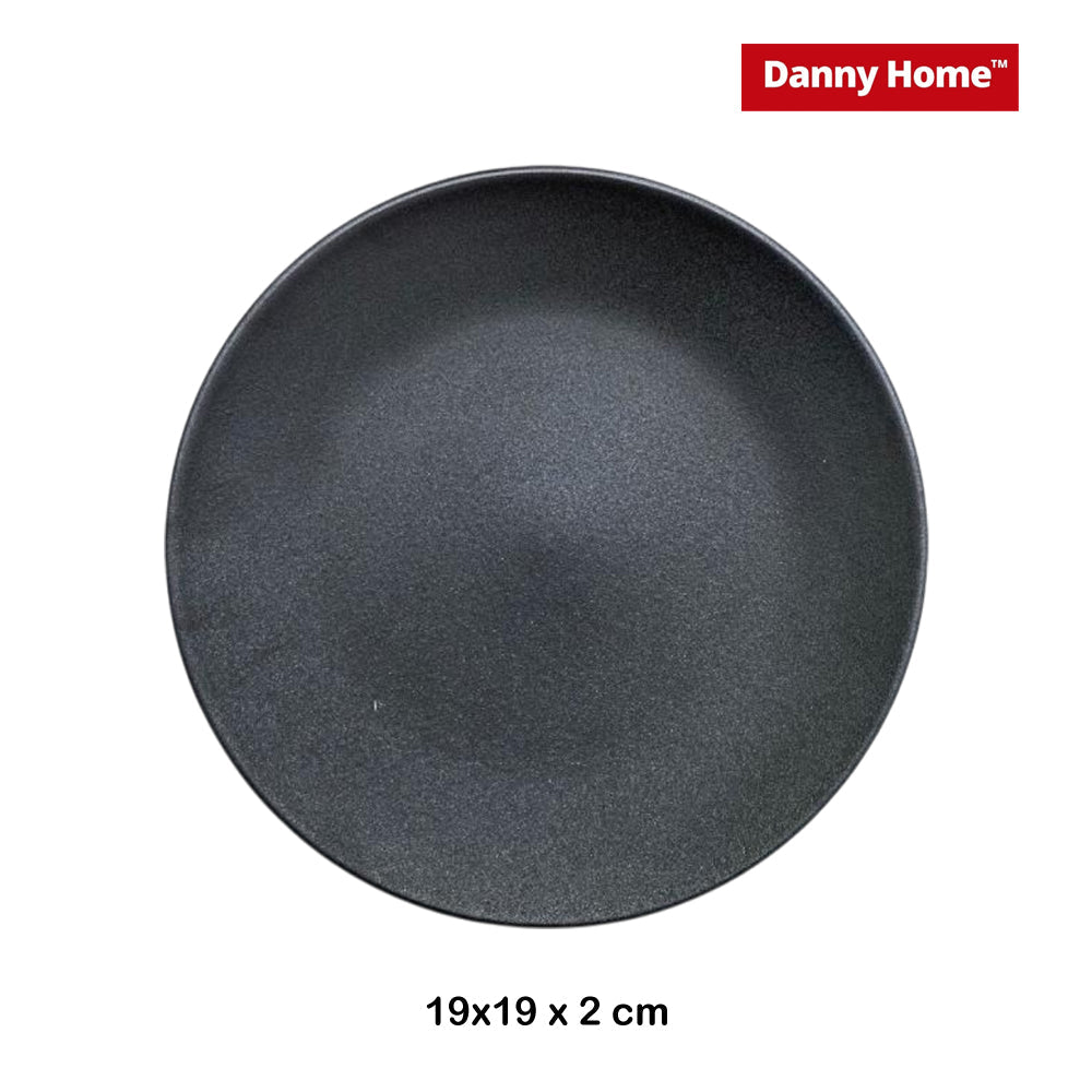 Danny Home 7.5-Inch Porcelain Flat Plate 1-Piece
