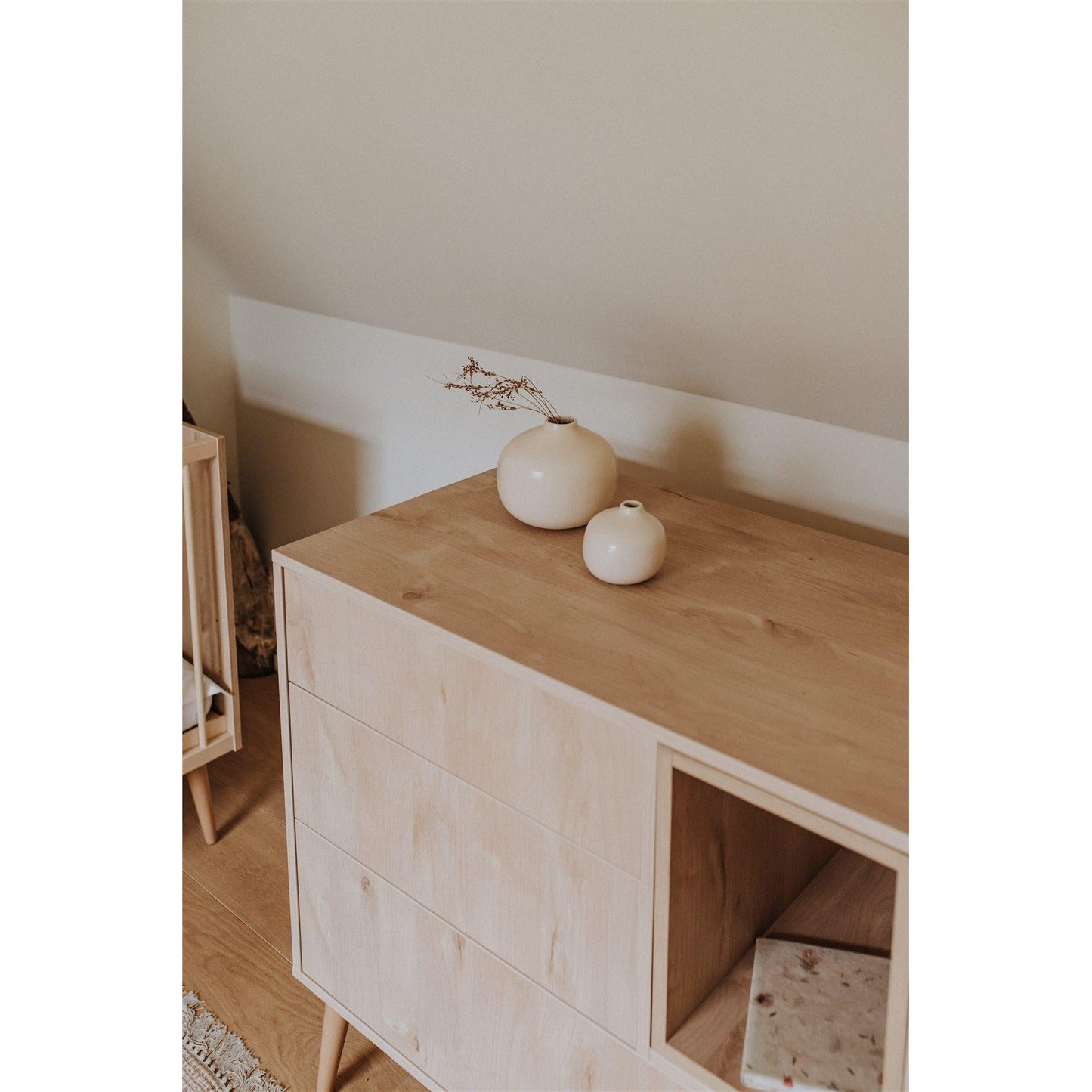 Quax Cocoon natural chest of drawers