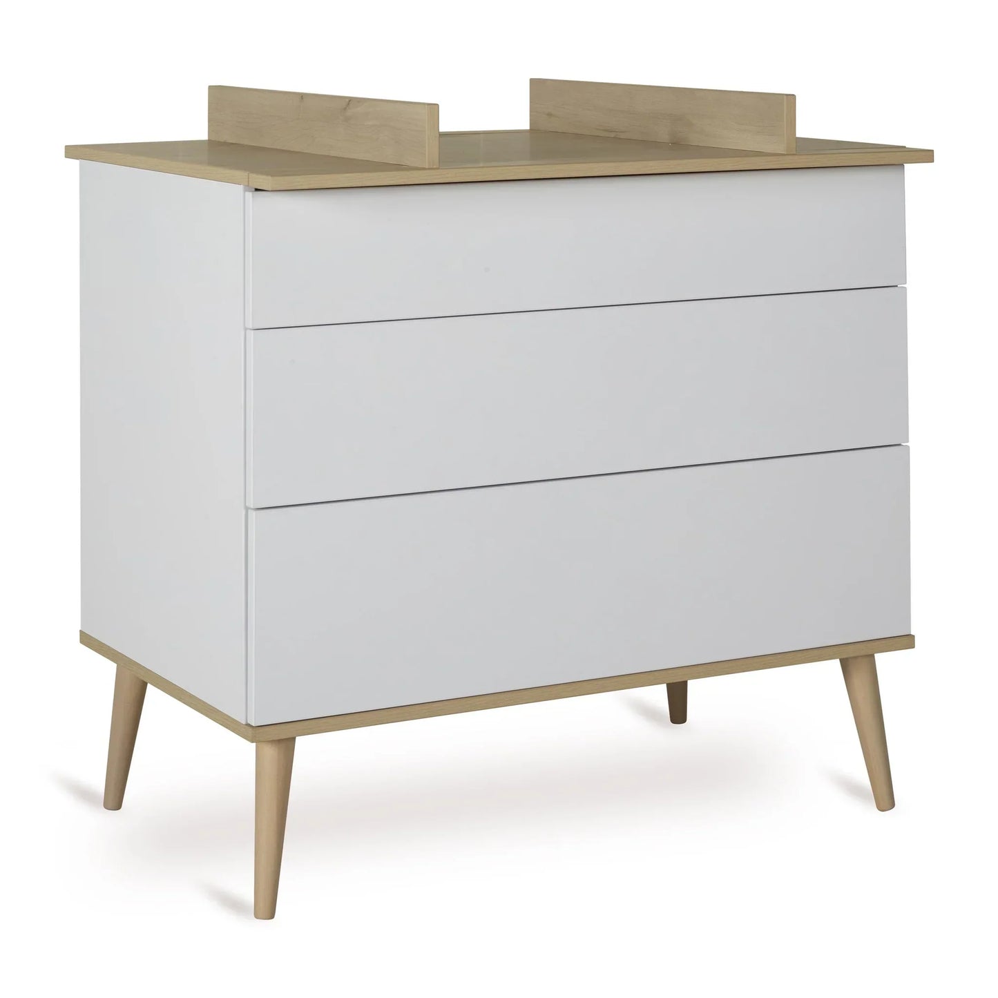 Quax - Flow Commode - Modern Dresser - White & Oak