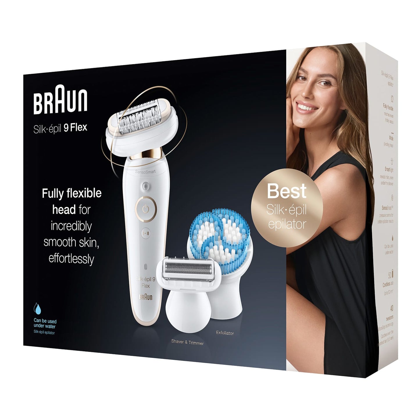 Silk-épil 9 Flex 9010 Wet & Dry Epilator