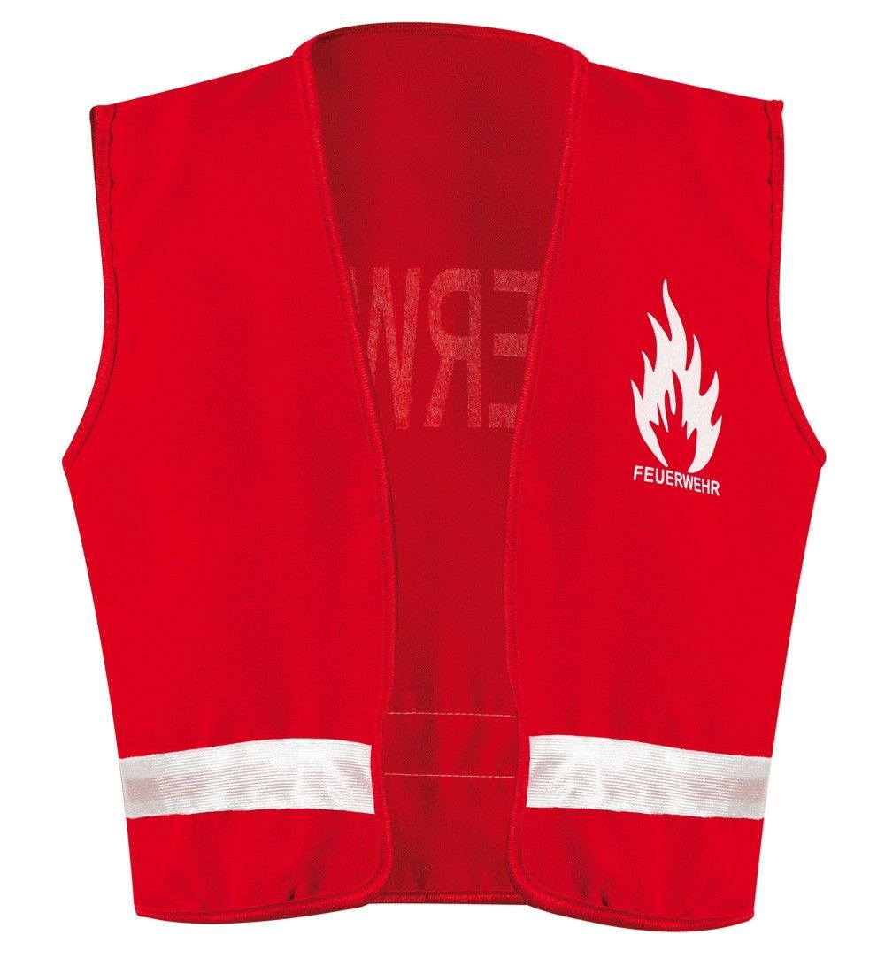 Fritz Fries & Sohne Kid's Red Firefighter Costume Vest | Fritz Fries & Sohne In Lebanon