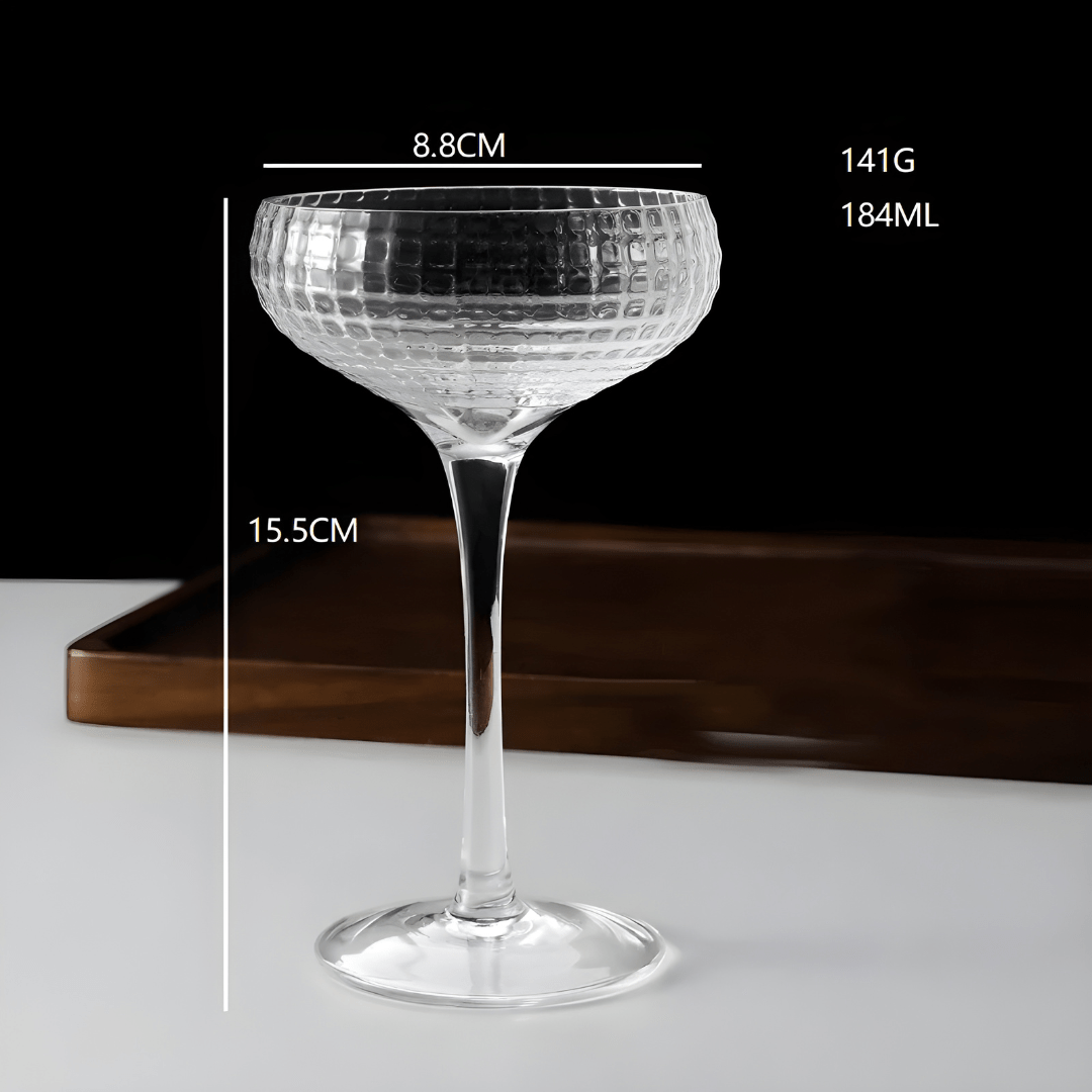 Crystal Coupe Glass – 184ml Elegant Wine & Champagne Glass