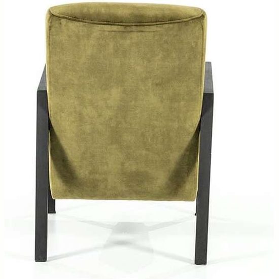 Lars Green Velvet Armchair by Eleonora