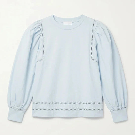 Zara Girl's Light Blue Plain Blouse | Zara In Lebanon