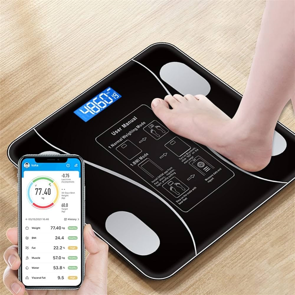 Smart Body Scale | Rechargeable ميزان جسم ذكي | قابل للشحن