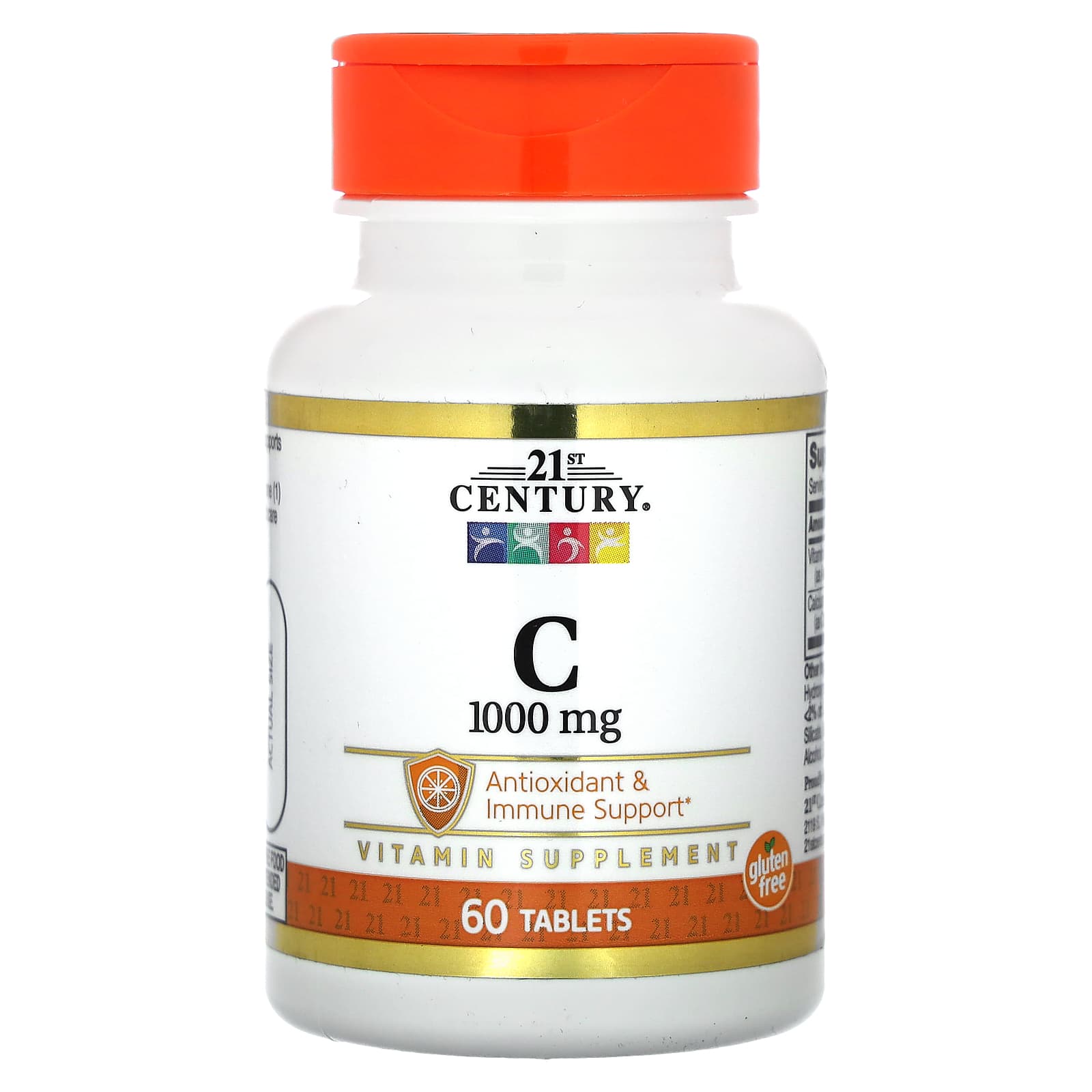 21st Century, Vitamin C, 1,000 mg, 60 Tablets - Medaid International