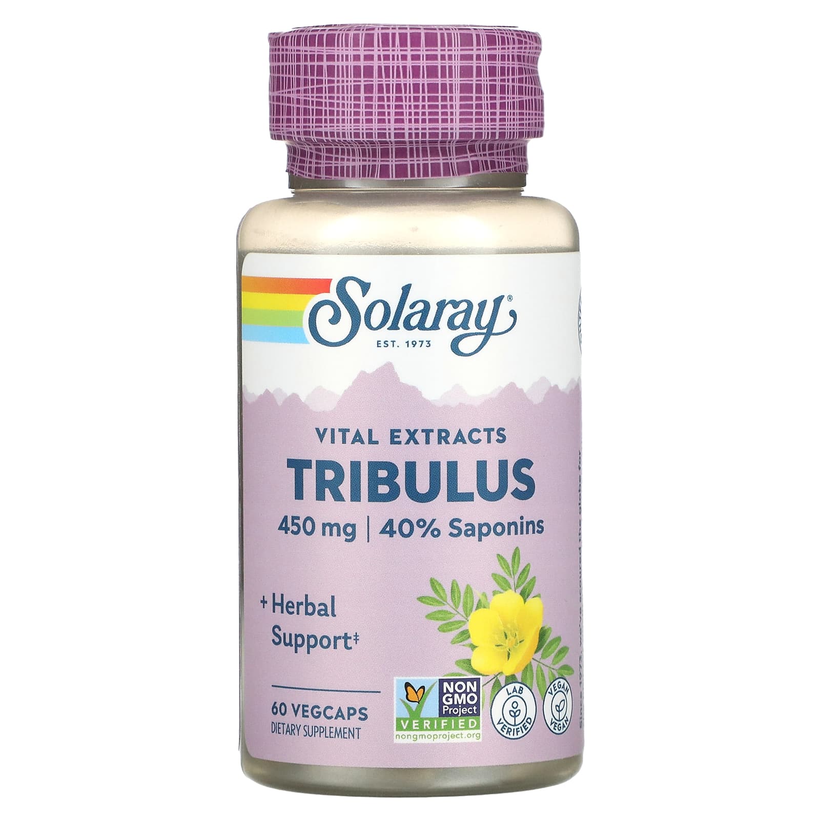 Solaray, Tribulus, 450 mg, 60 VegCaps - Medaid International