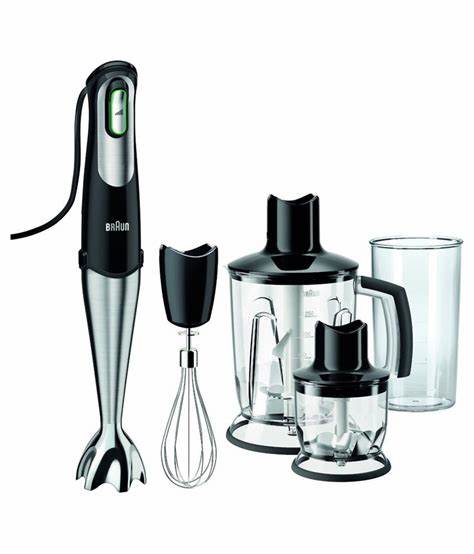 Braun Multiquick 7 Hand Blender 750 Watts, Black - Mq745