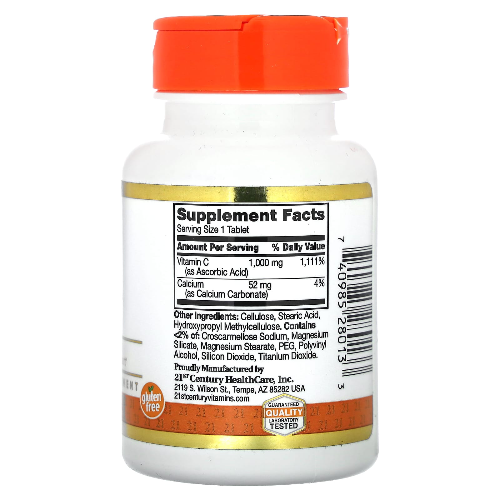 21st Century, Vitamin C, 1,000 mg, 60 Tablets - Medaid International