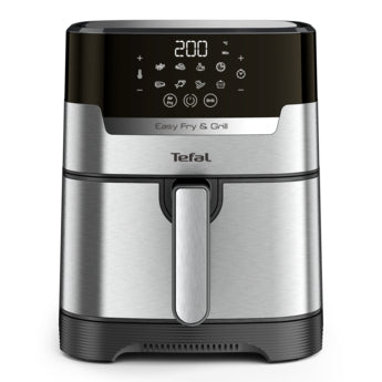 Tefal EasyFry Precision+ 2-in-1 Air Fryer and Grill 4.2 Litre Stainless Steel 1400W