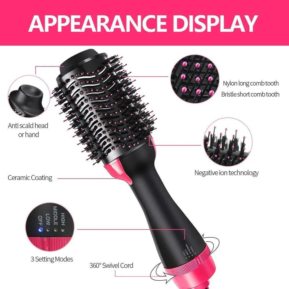 3 in 1 Heated Hairbrush Dryer & Volumizer