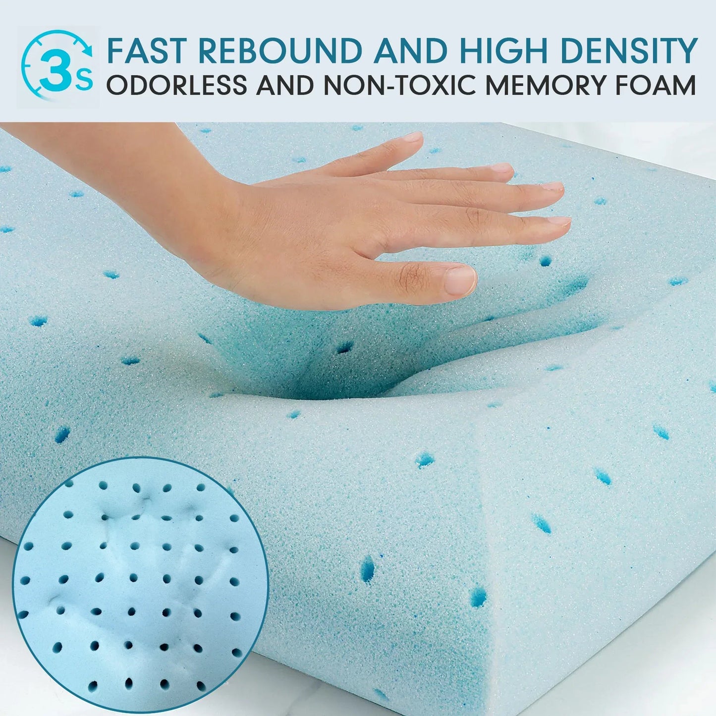 Ice Visco Memory foam Pillow