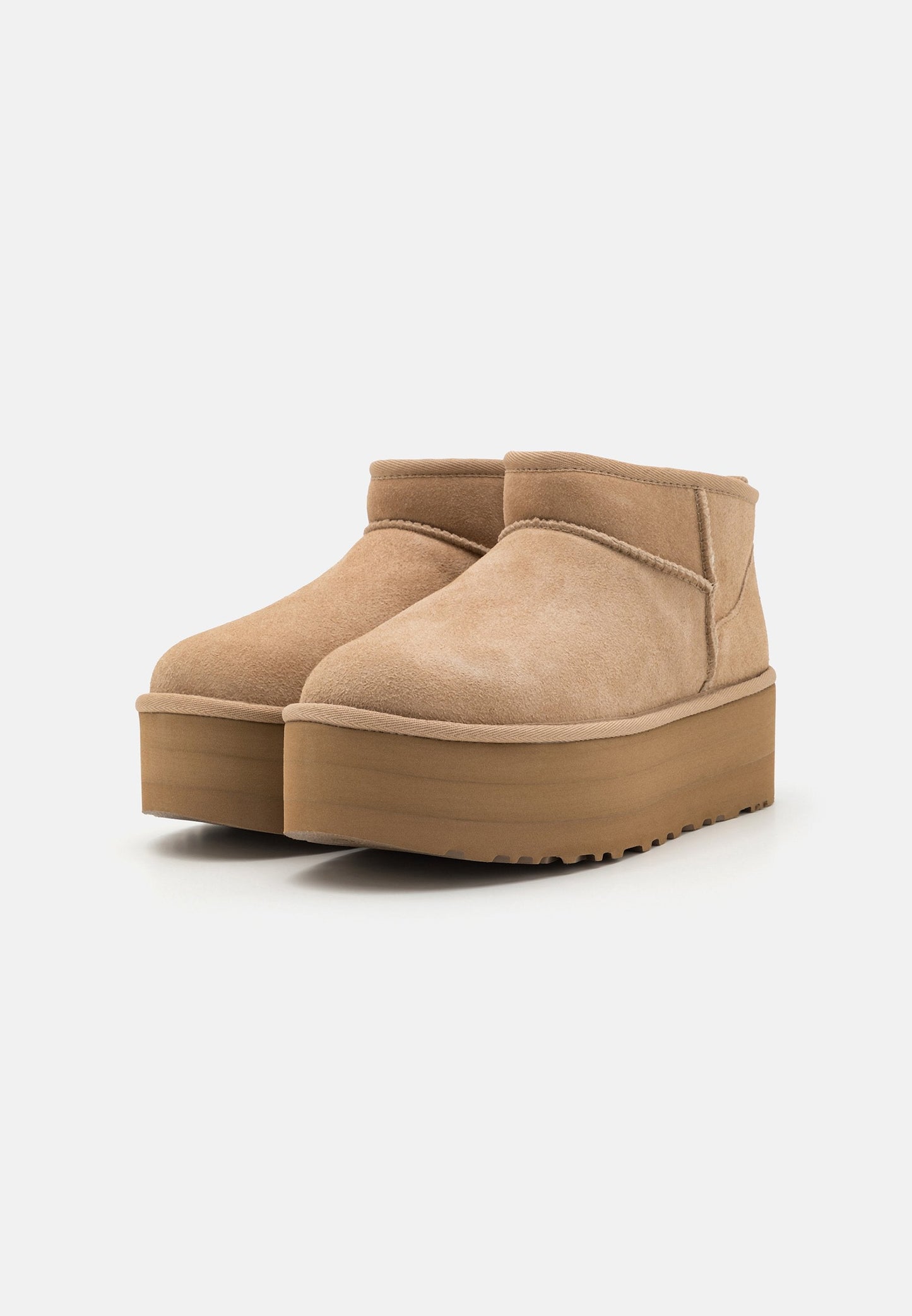 UGG Women's Light Beige  Classic Ultra Mini Platform Ankle Boots |UGG in Lebanon