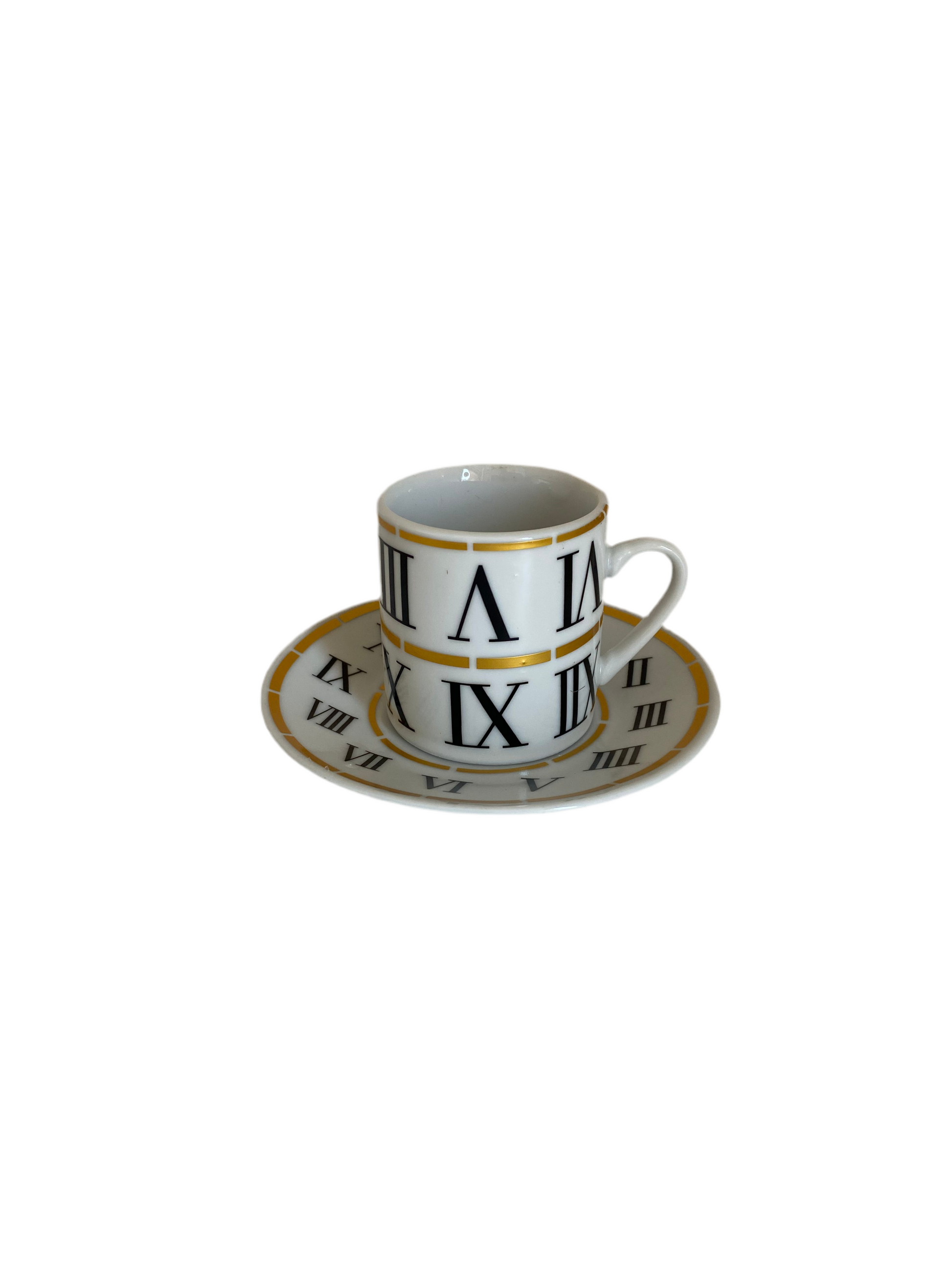 6 Pcs Coffee Cups With Saucers