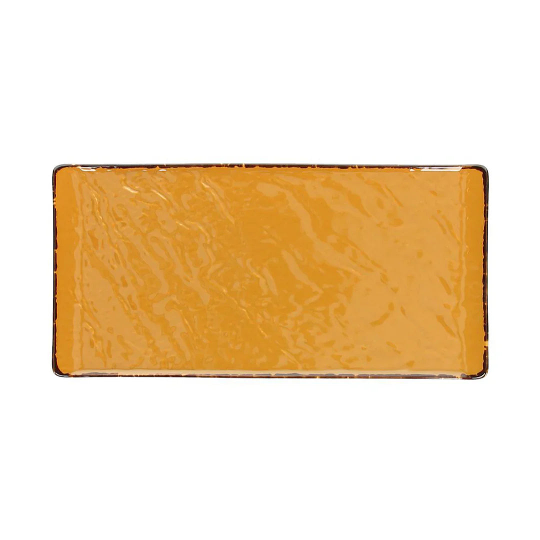 Tognana Vulcania Rect. Plate 30x15cm Yellow